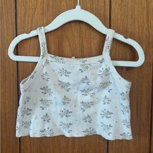 Quincy Mae Floral Kids Tank Top